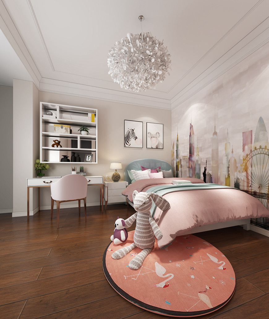 西安(ān)普華淺水灣五居室180平米簡歐風格卧室 西安(ān)普華淺水灣五居室180平米簡歐風格卧室