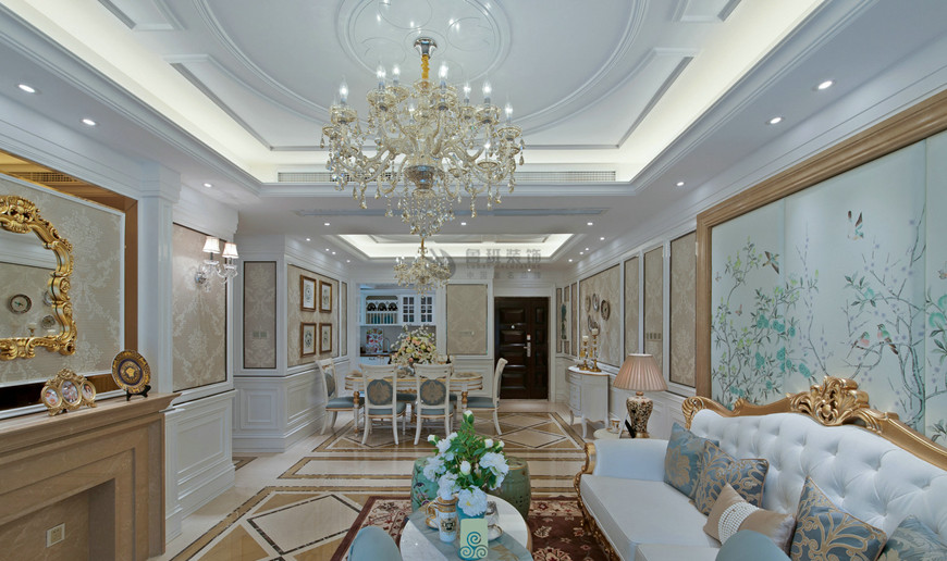 金地湖(hú)城大境法式風格五居室230平米李建明主筆(bǐ)——吊頂設計實景拍攝 金地湖(hú)城大境法式風格五居室230平米李建明主筆(bǐ)——吊頂設計實景拍攝