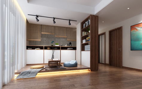 金地中(zhōng)心風華180平米複式舒适日式風格